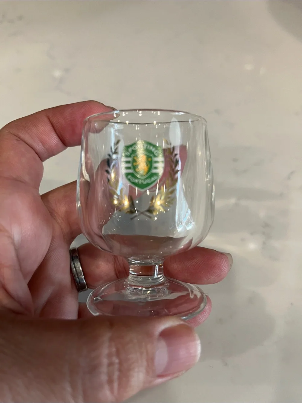 Sporting Emblem Shot Glass